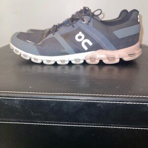 On Running Athletic Shoes in Black and Gray